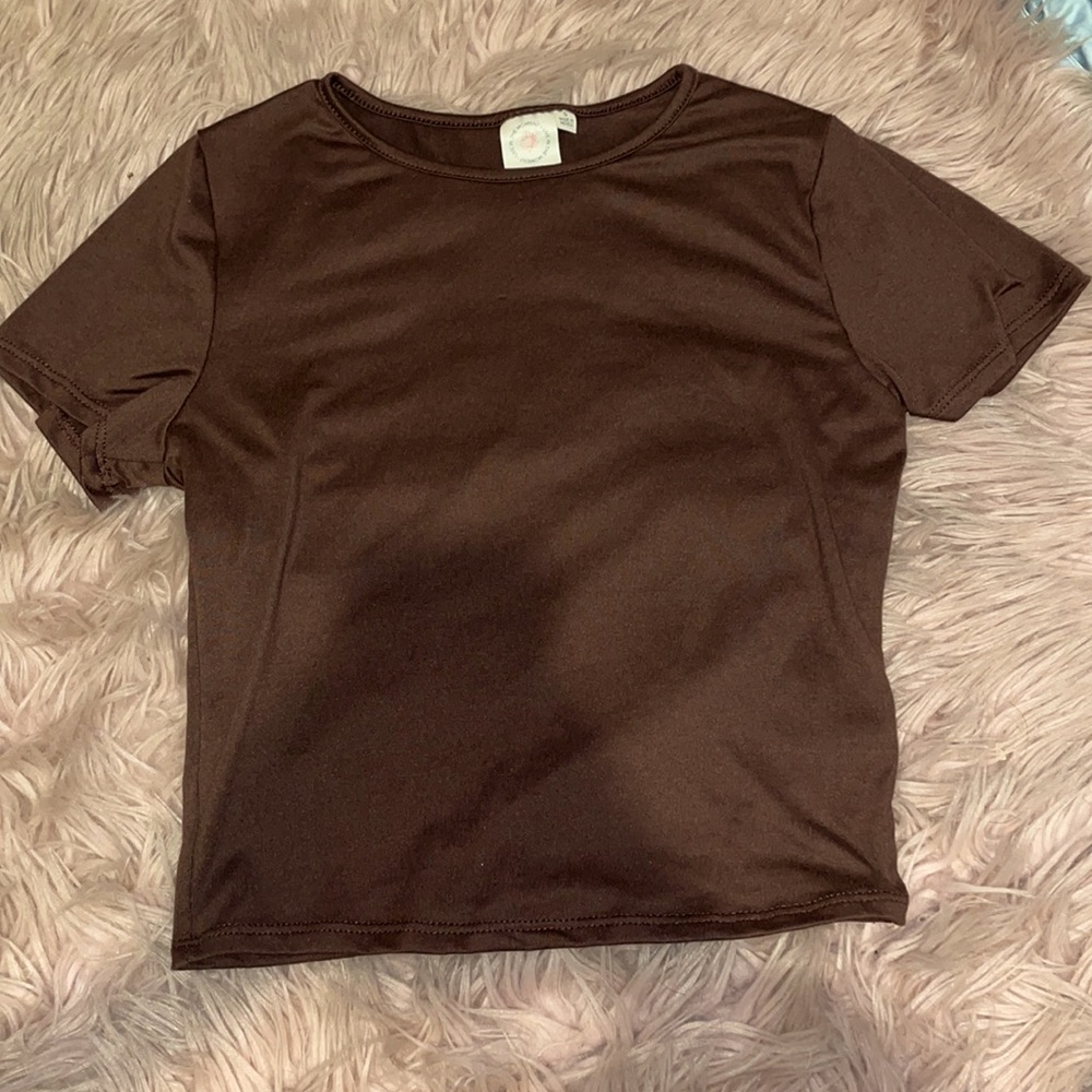 A chocolate brown shirt!